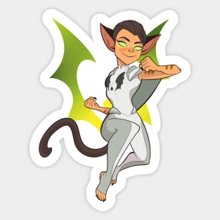 Chipped Catra Sticker